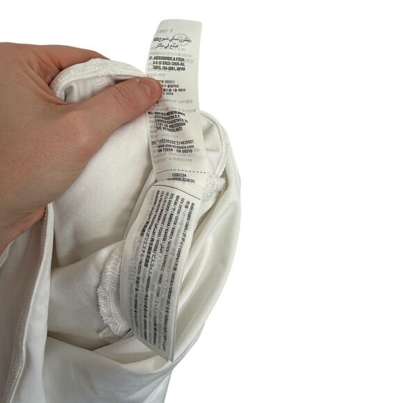 Abercrombie & Fitch Jean Legging White Maternity Jeans Capsole NWT Womens 27/4 - Picture 8 of 9